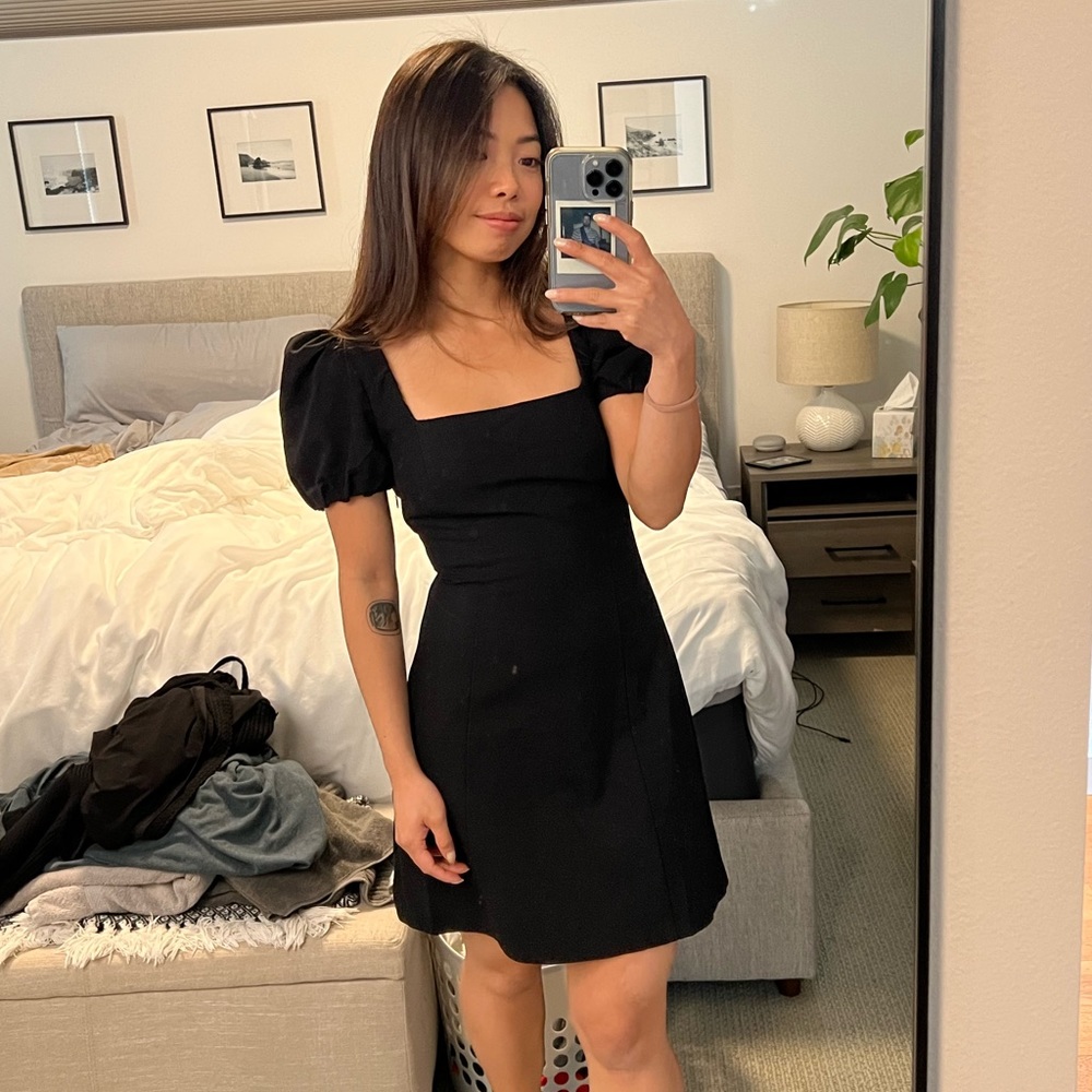 Zara black dress XS
